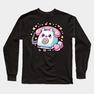 Happy Phone Long Sleeve T-Shirt